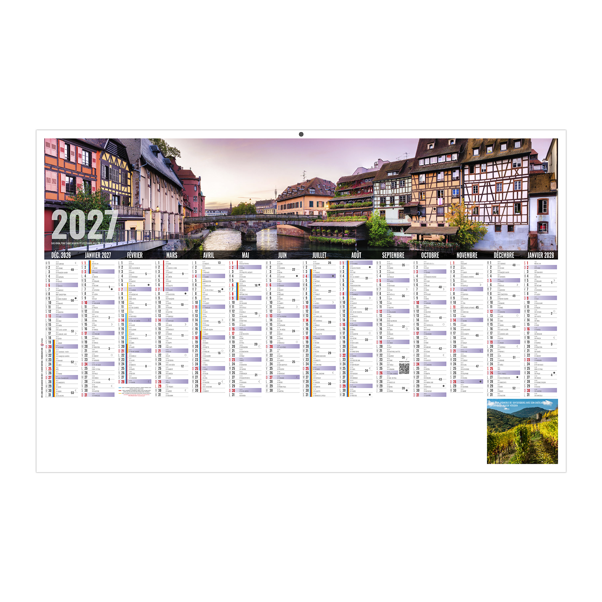 Libre Choix Alsacien 2027 — calendrier 2027 personnalisé