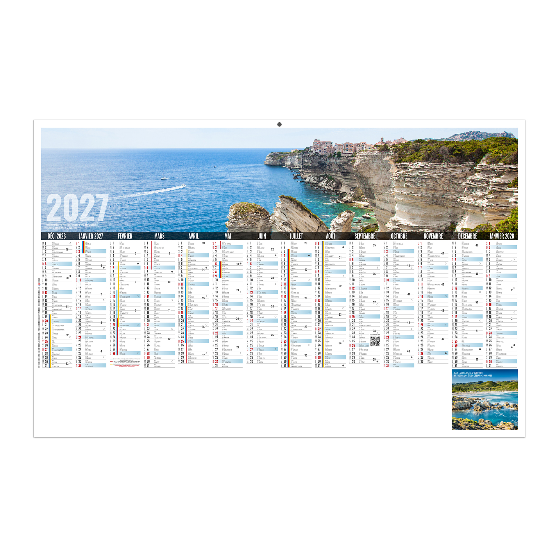Libre Choix Corse 2027 — calendrier 2027 personnalisé