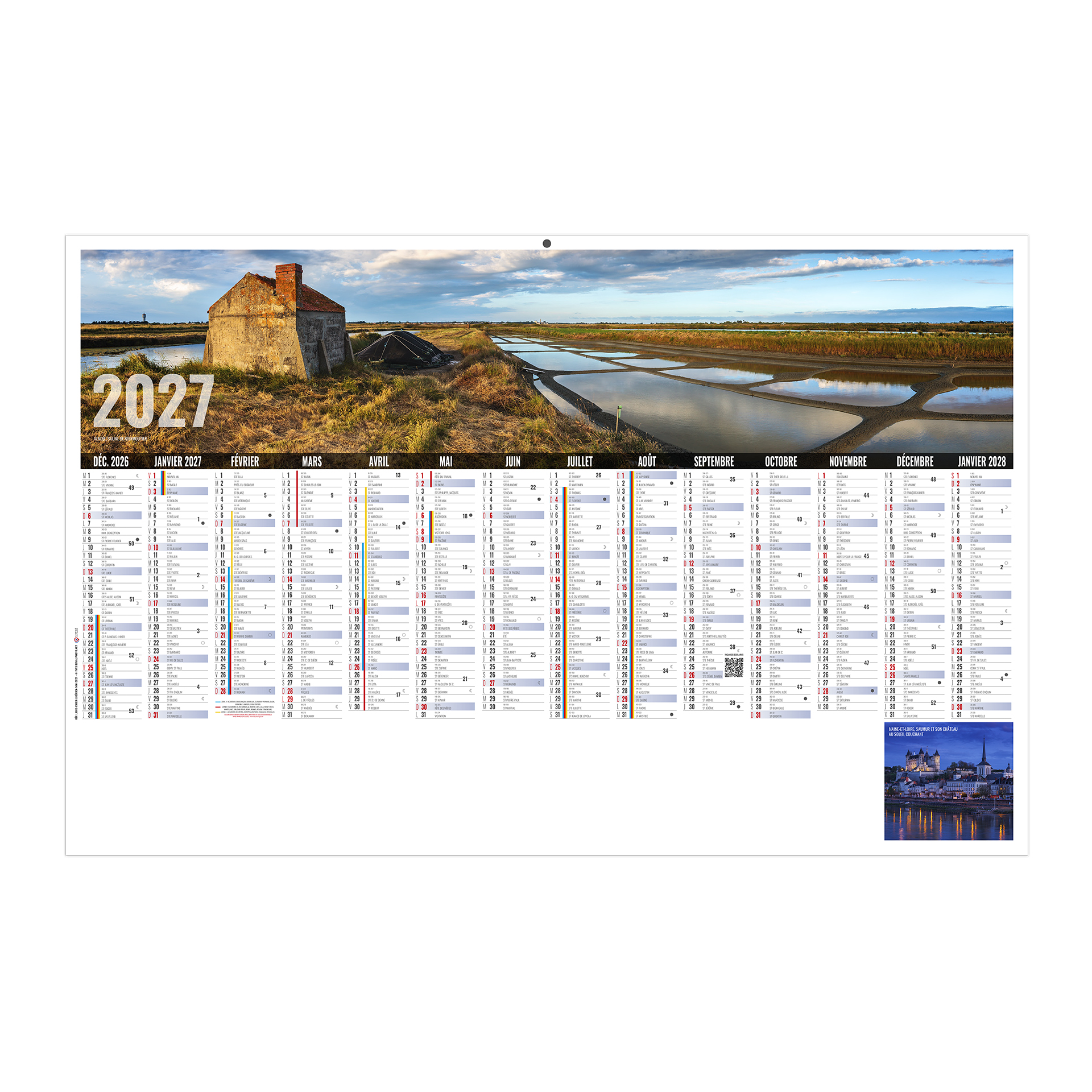 Libre Choix Ligérien 2027 — calendrier 2027 personnalisé