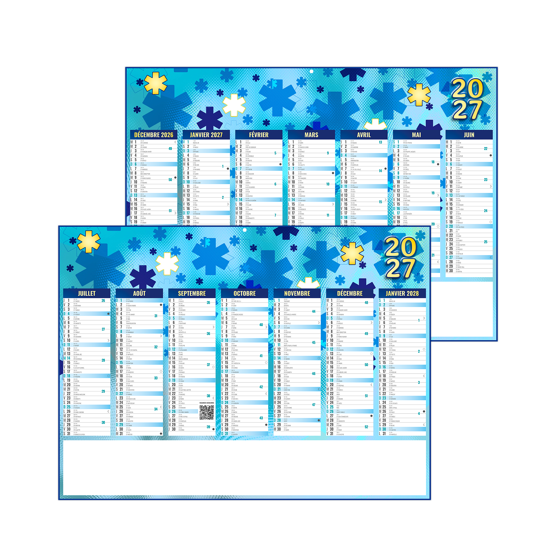 Matthieu 2027 — calendrier 2027 personnalisé