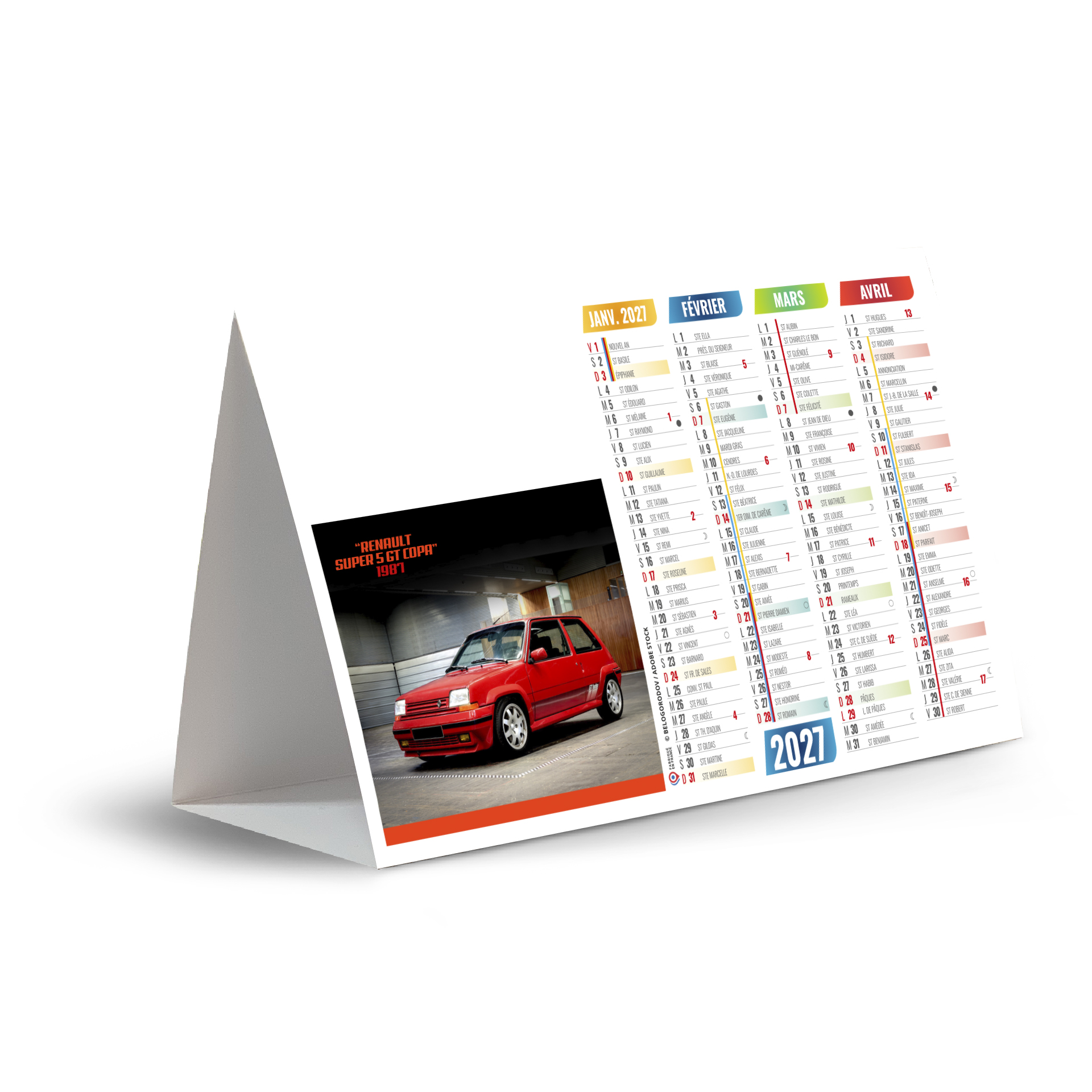 Classics 2027 — calendrier 2027 personnalisé