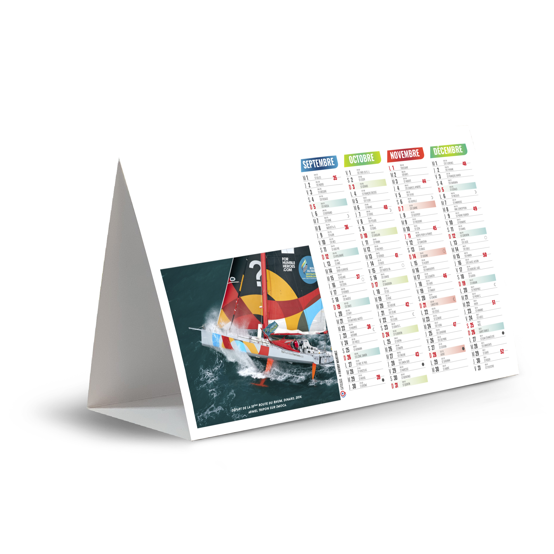 Cordage 2027 — calendrier 2027 personnalisé