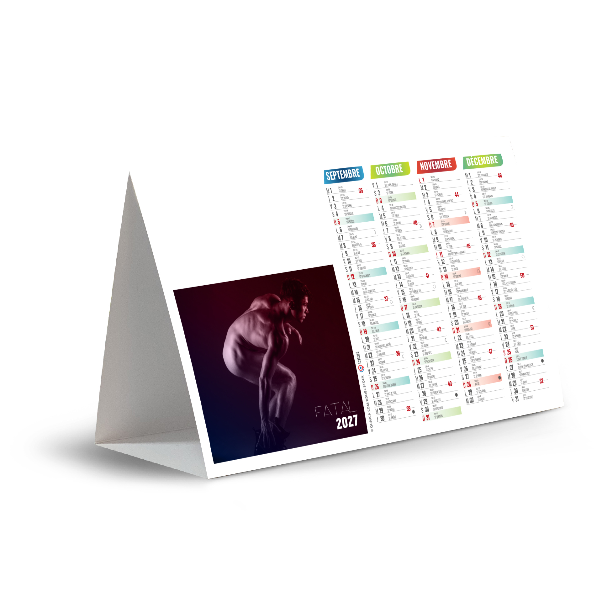 Mecs 2027 — calendrier 2027 personnalisé