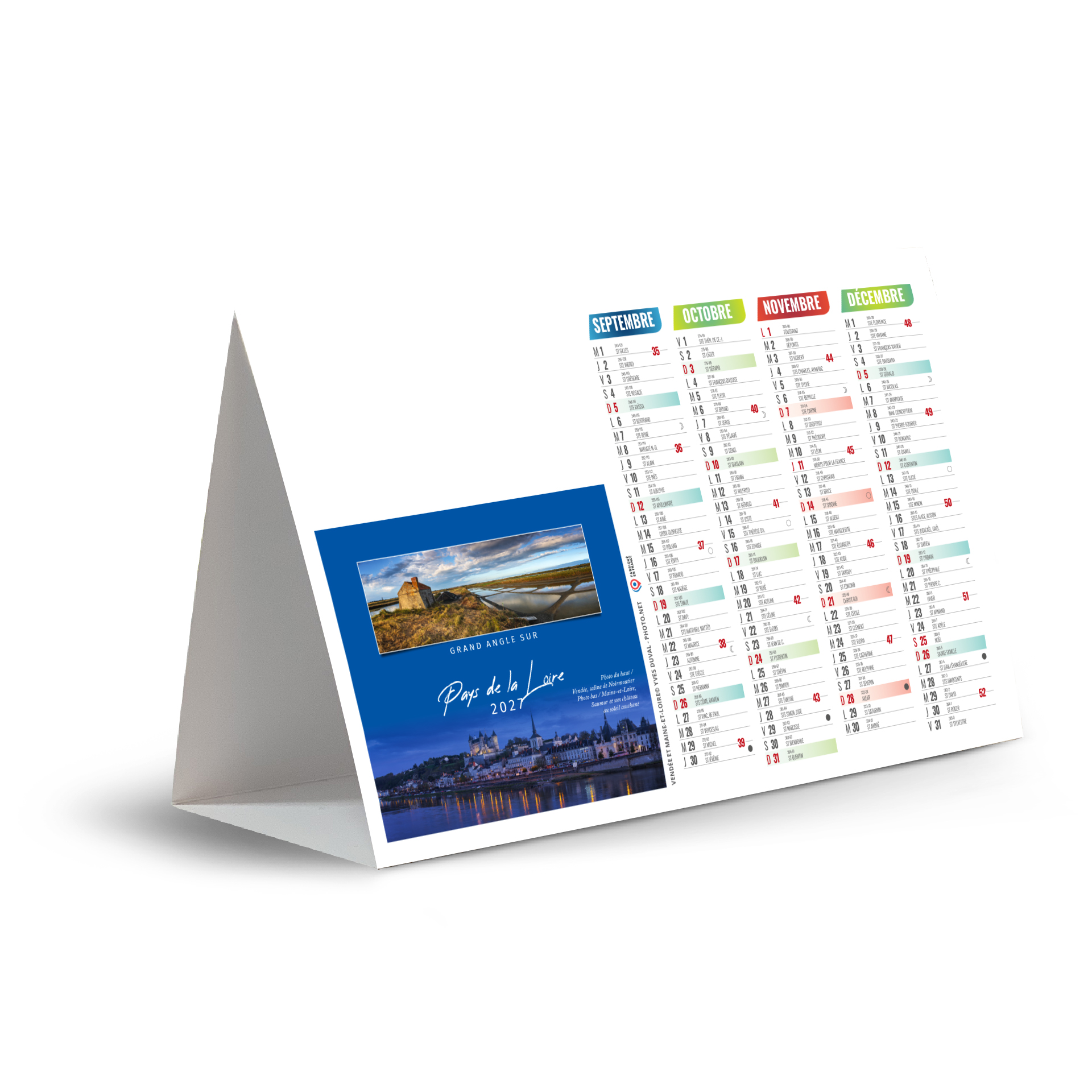 Points De Vue 2027 — calendrier 2027 personnalisé