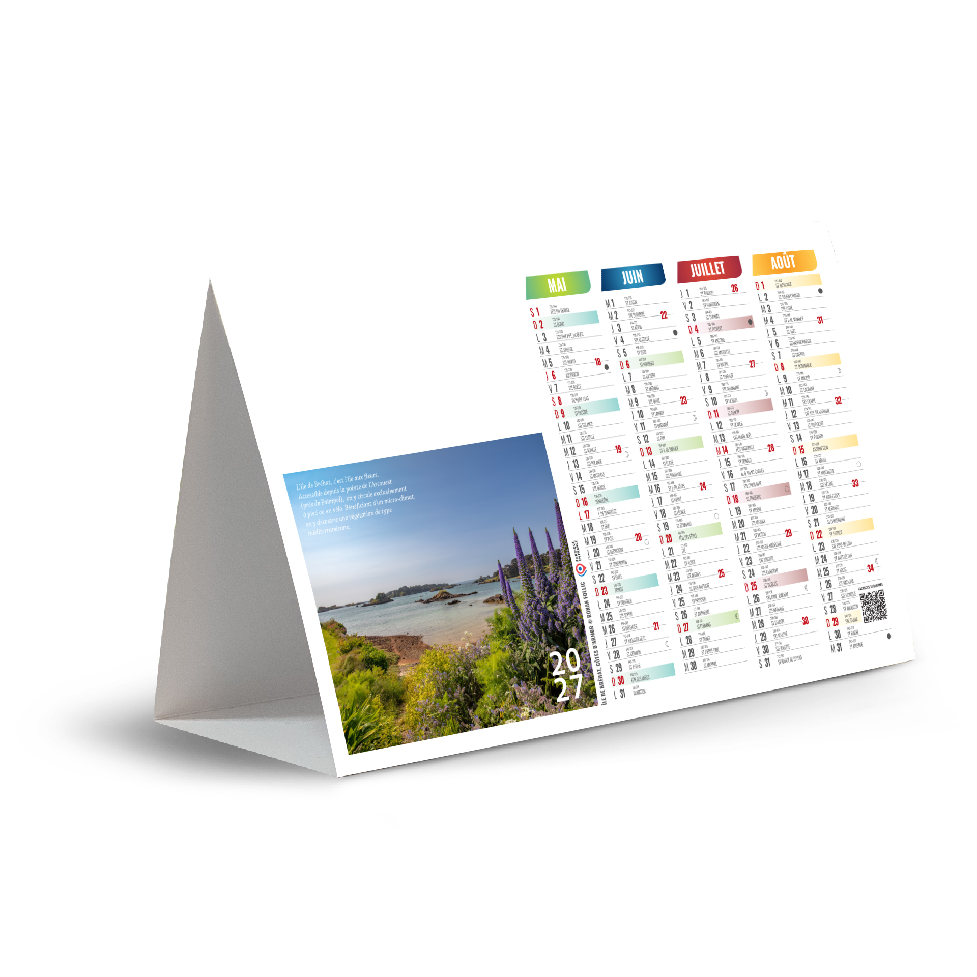 Triskele 2027 — calendrier 2027 personnalisé