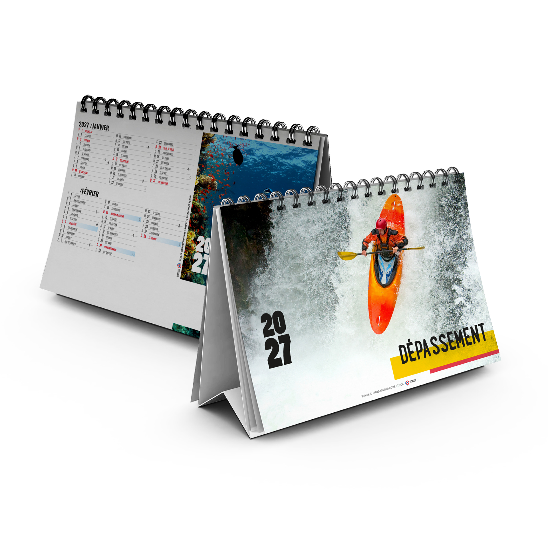 Dépassement 2027 — calendrier 2027 personnalisé