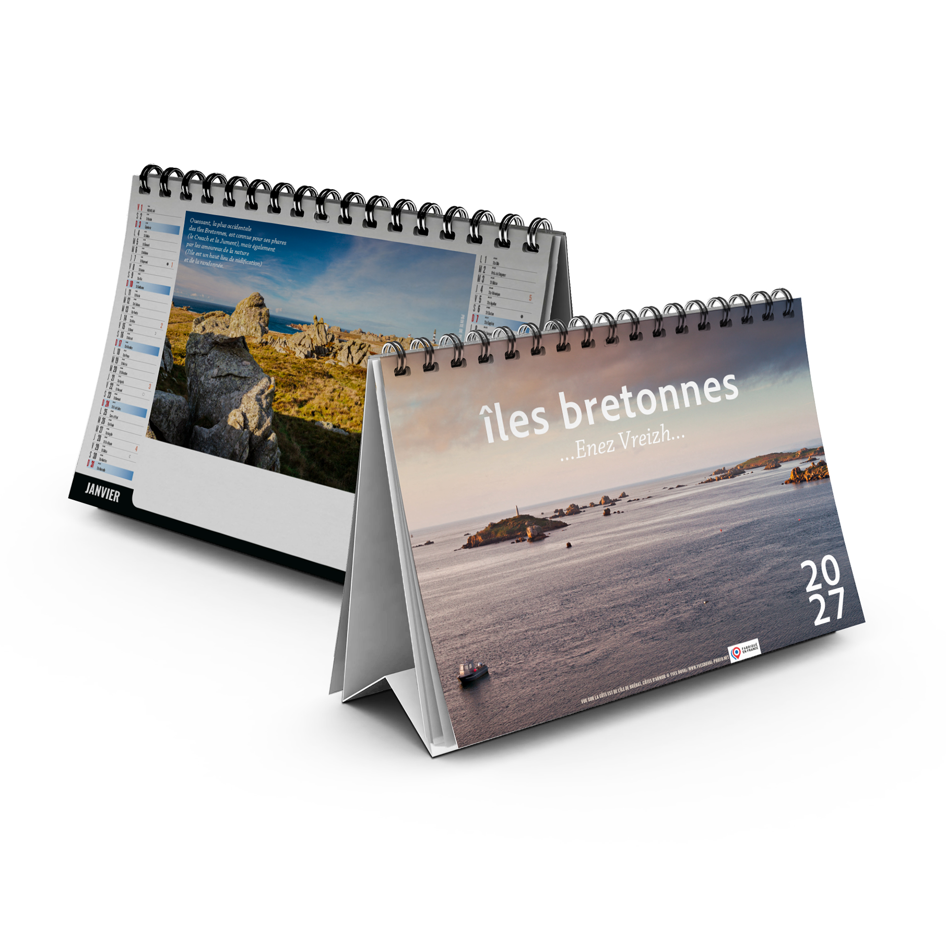 Iles Bretonnes 2027 — calendrier 2027 personnalisé
