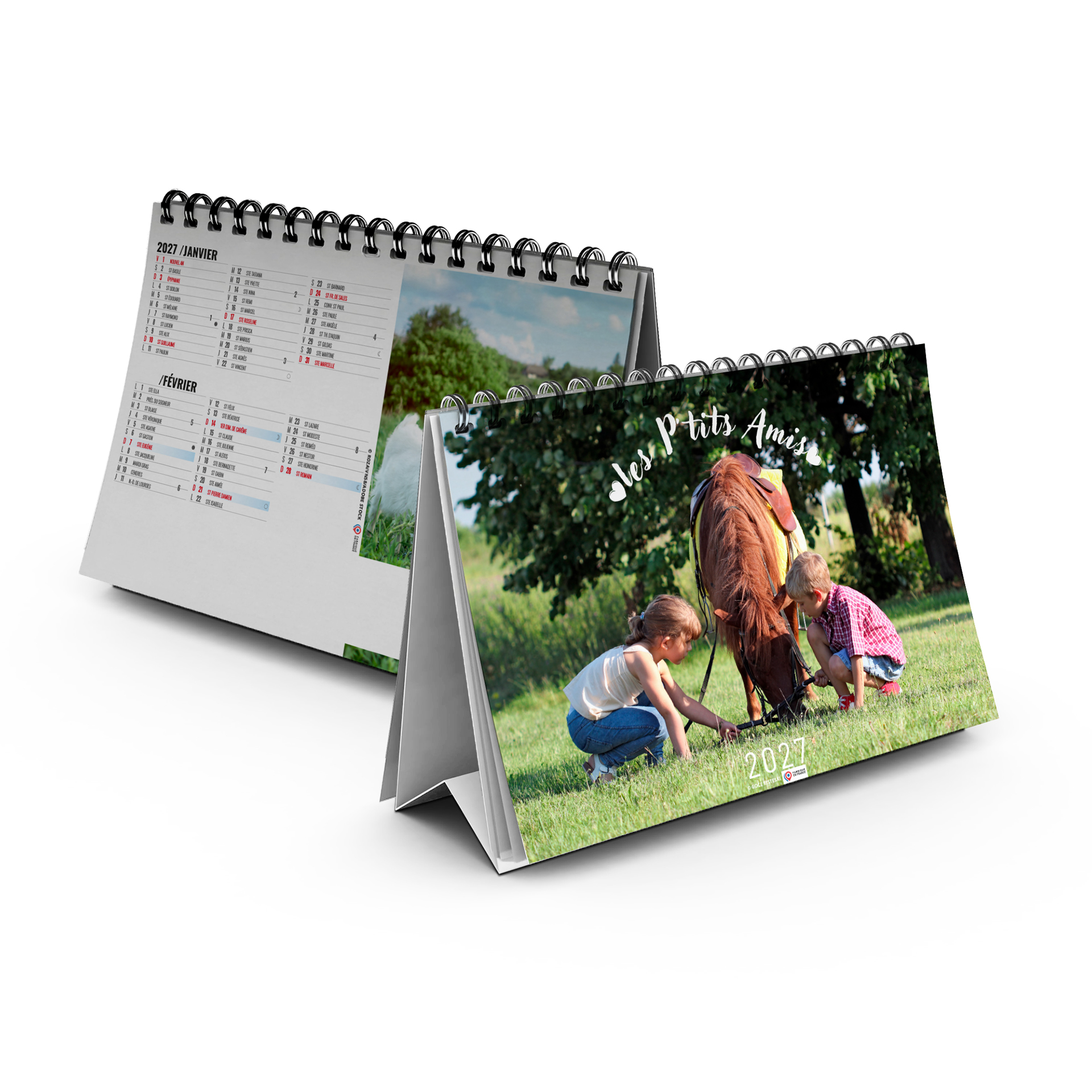 P'tits Amis 2027 — calendrier 2027 personnalisé