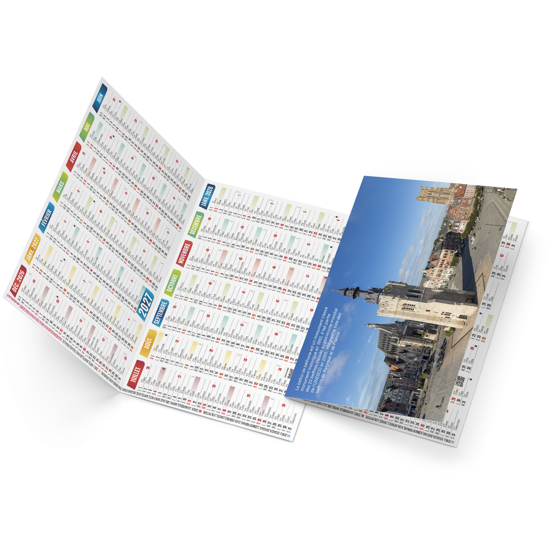 Ange 2027 — calendrier 2027 personnalisé
