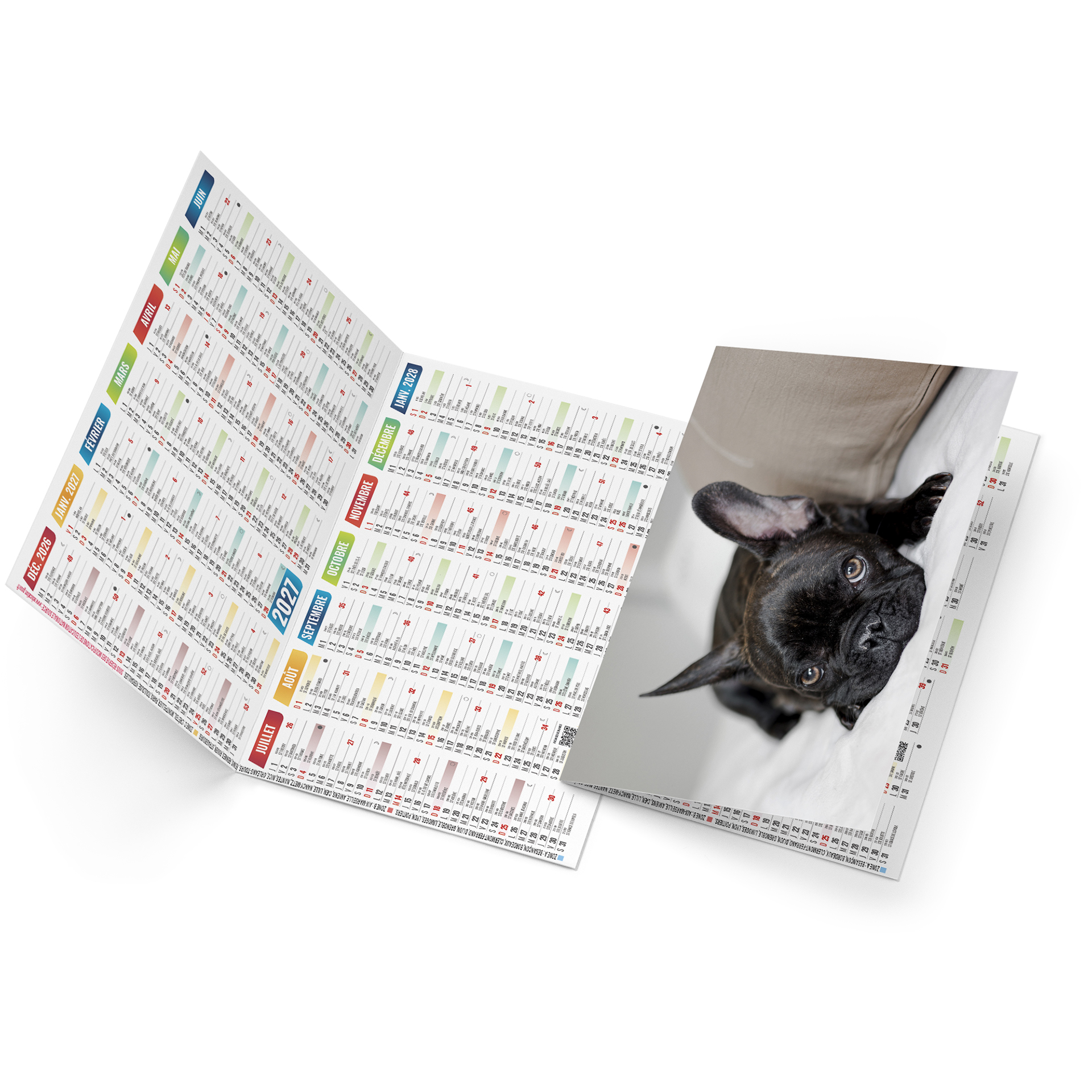 Fidèle 2027 — calendrier 2027 personnalisé