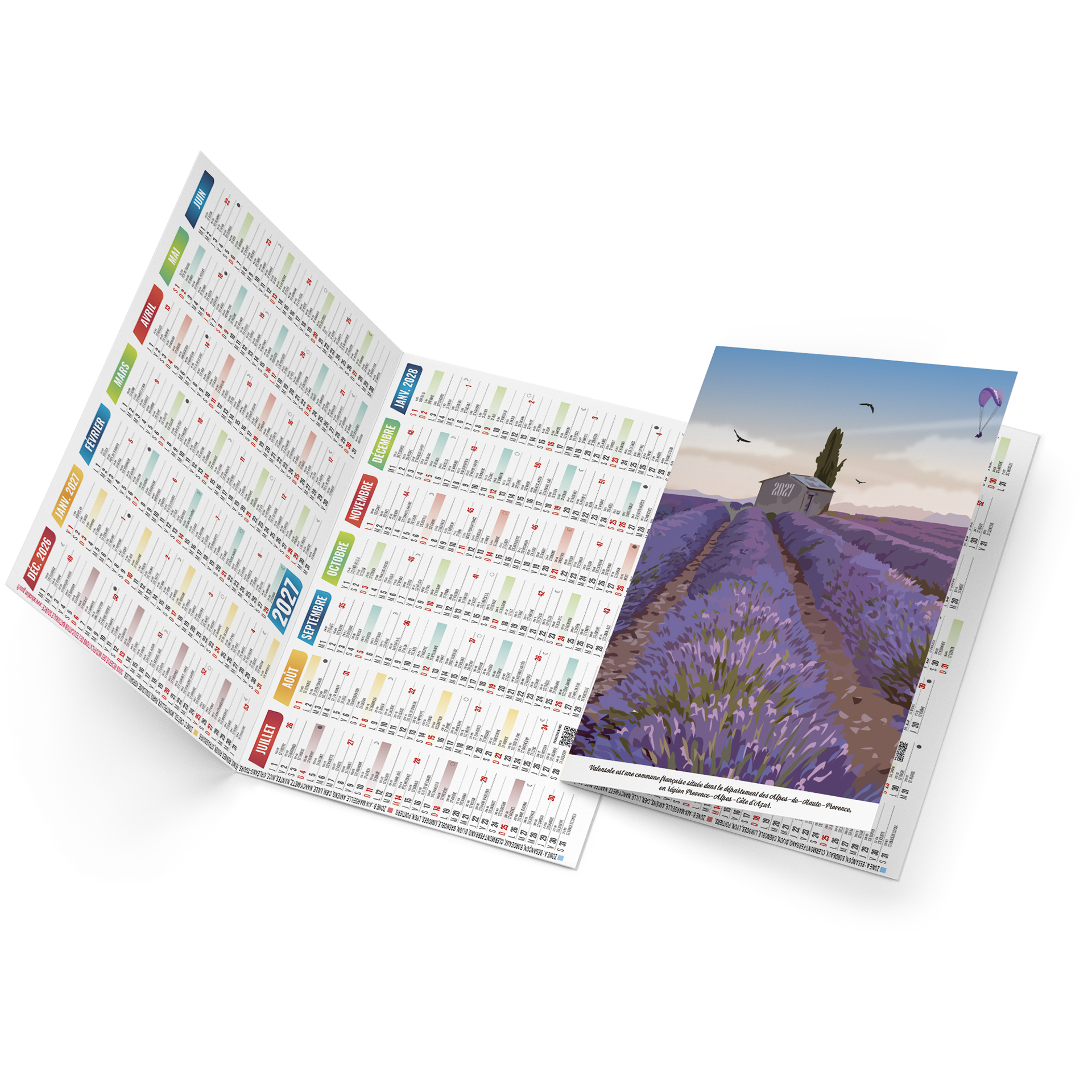 Lila 2027 — calendrier 2027 personnalisé