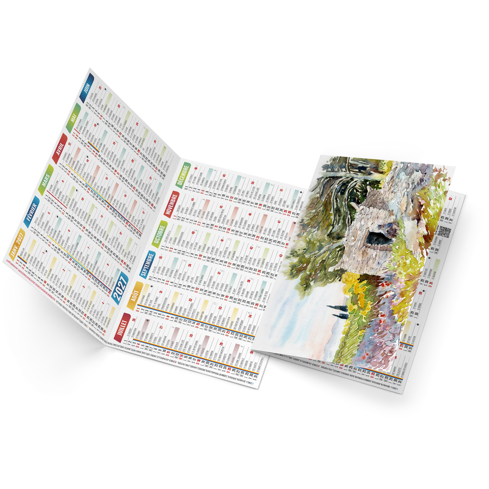 Marco 2027 — calendrier 2027 personnalisé