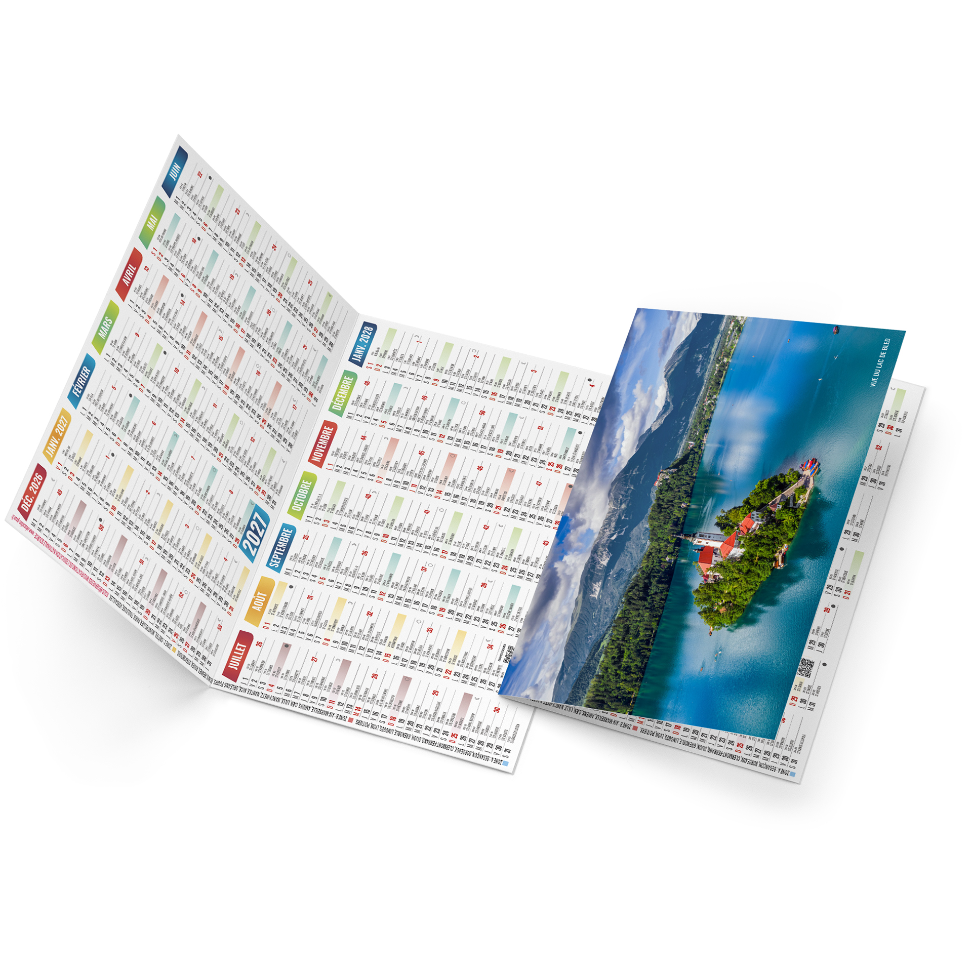 Roberto 2027 — calendrier 2027 personnalisé