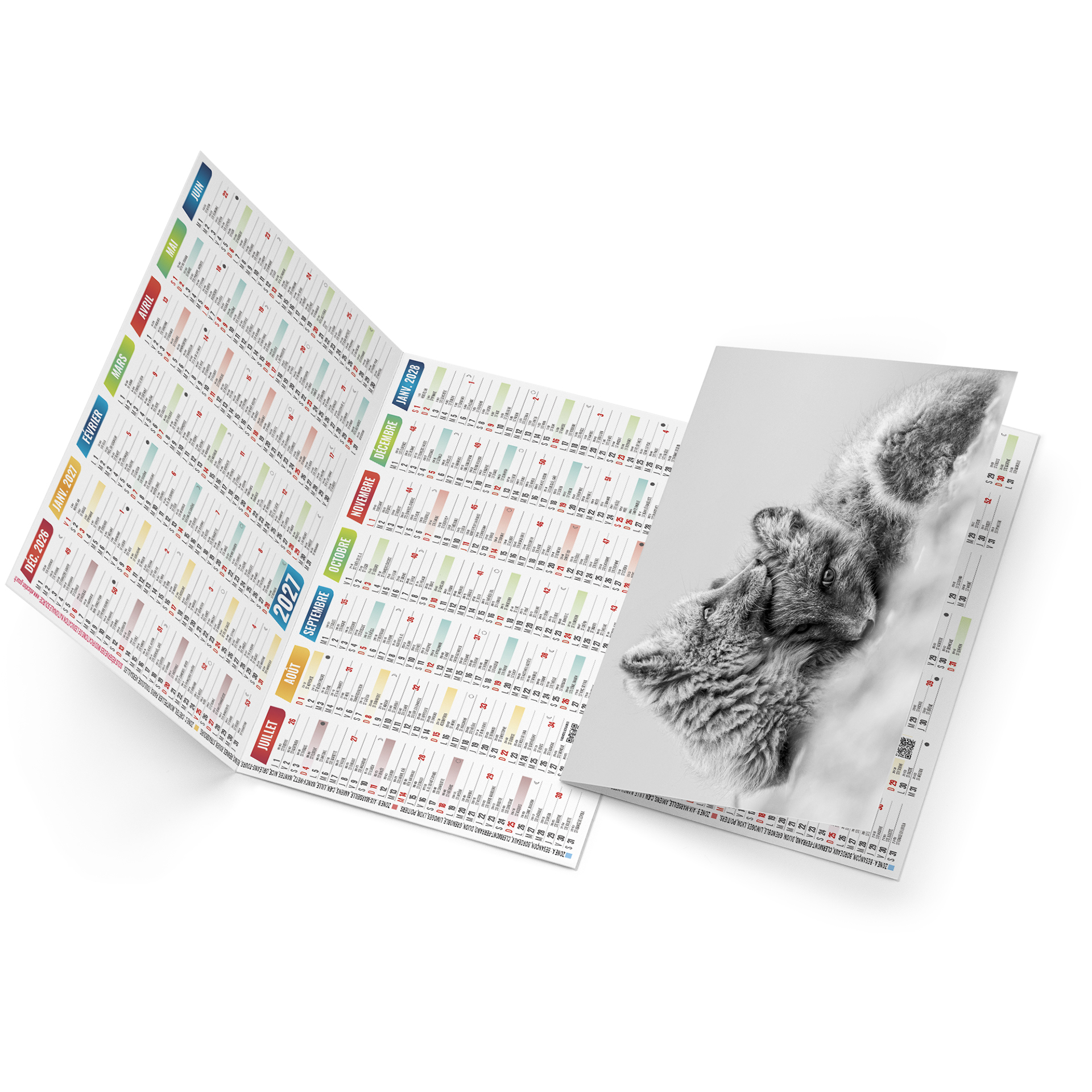 Tristan 2027 — calendrier 2027 personnalisé