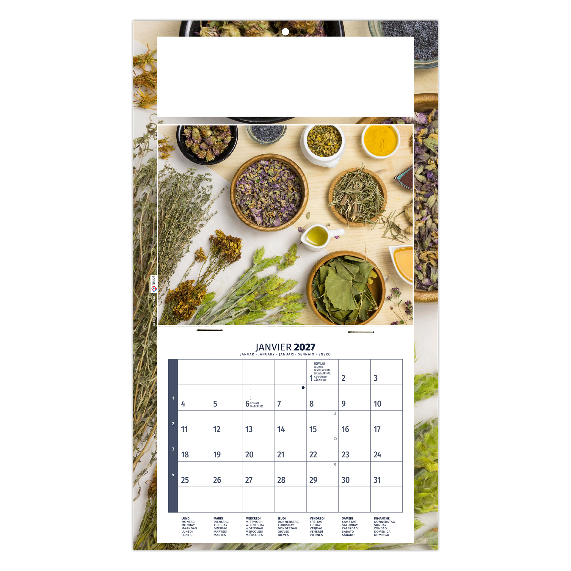 Phyto 2027 — calendrier 2027 personnalisé