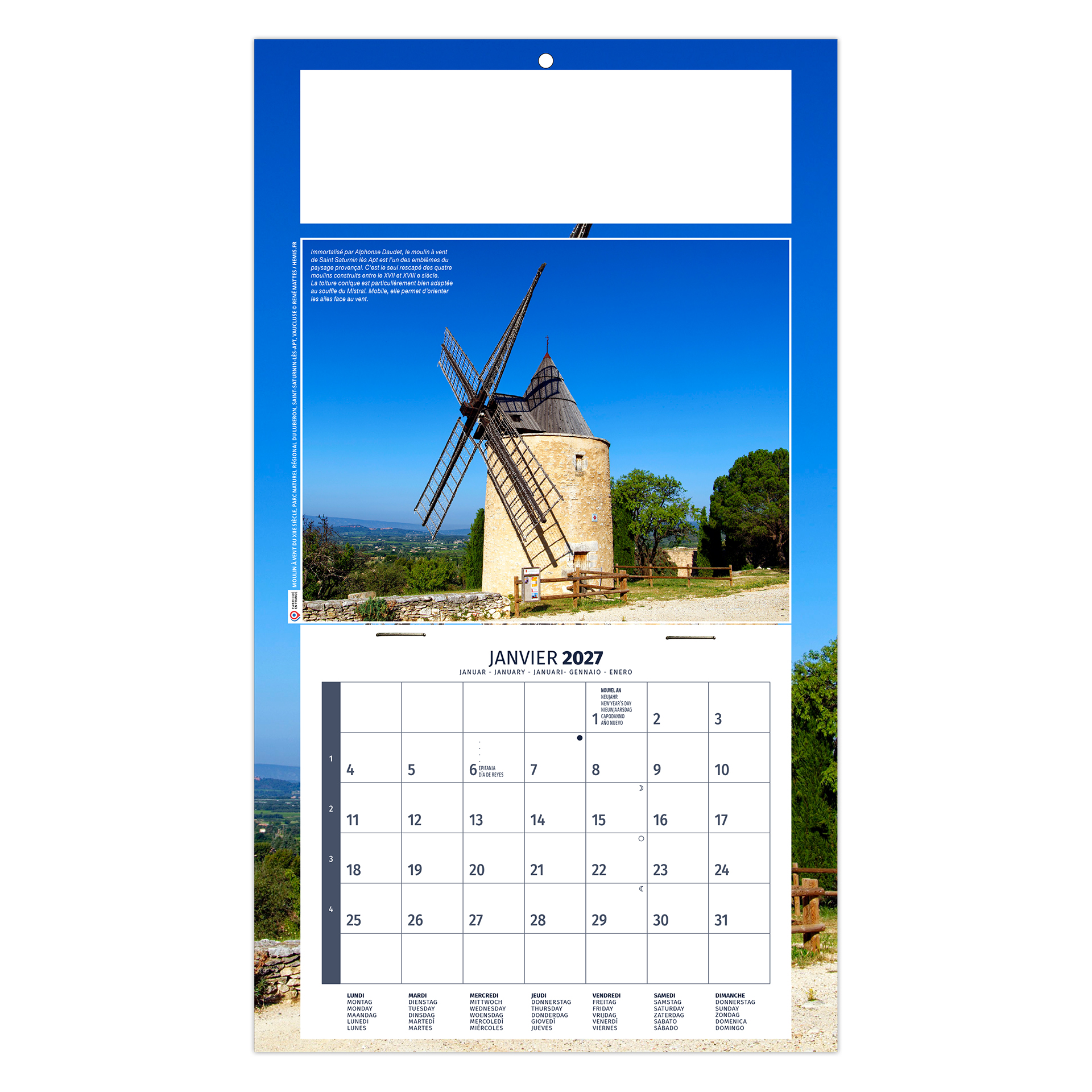 Stéphane 2027 — calendrier 2027 personnalisé