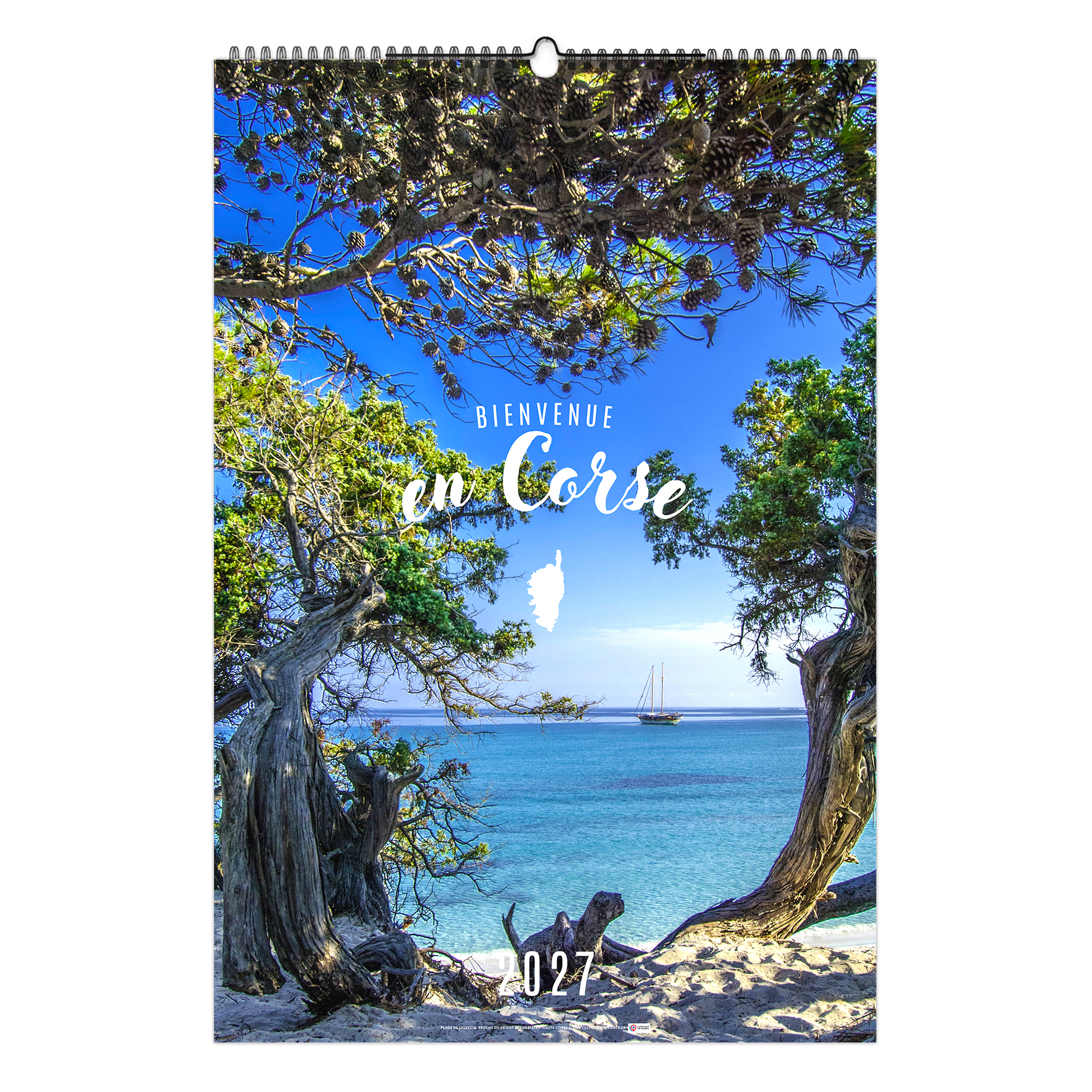 Bienvenue En Corse 2027 — calendrier 2027 personnalisé