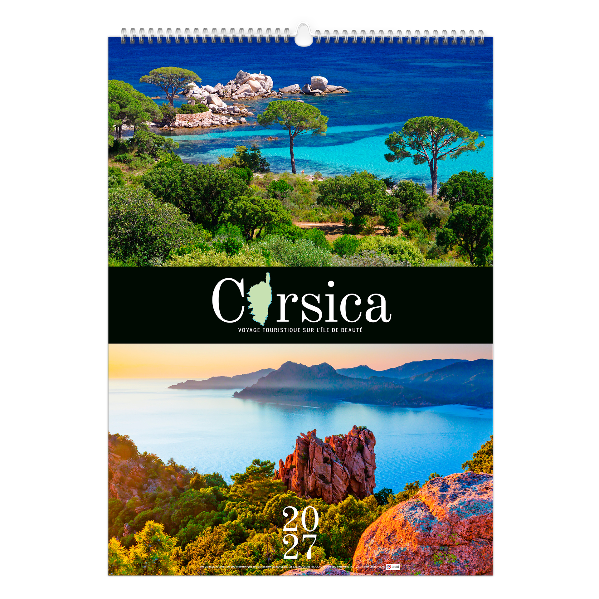 Corsica 2027 — calendrier 2027 personnalisé