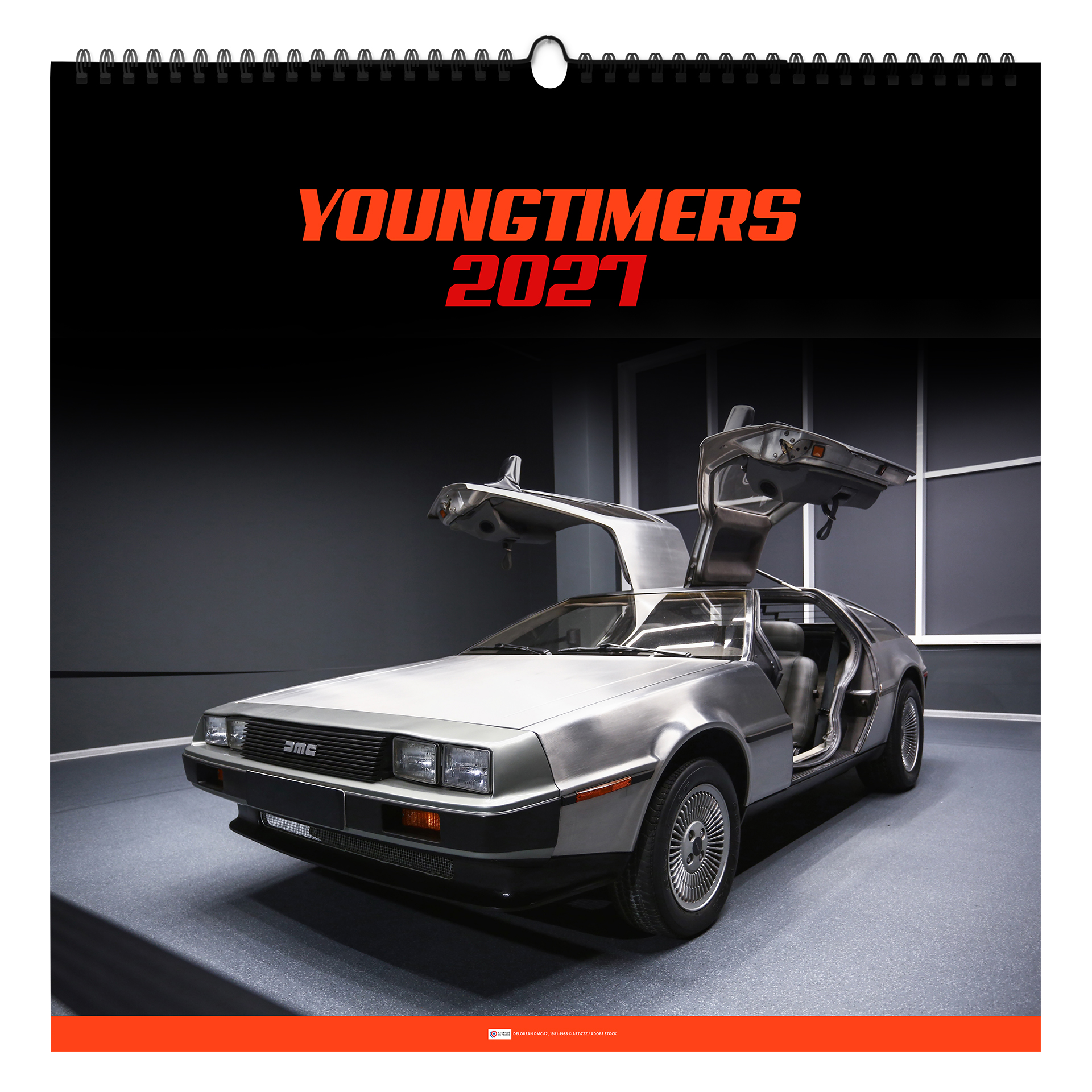Youngtimers 2027 — calendrier 2027 personnalisé