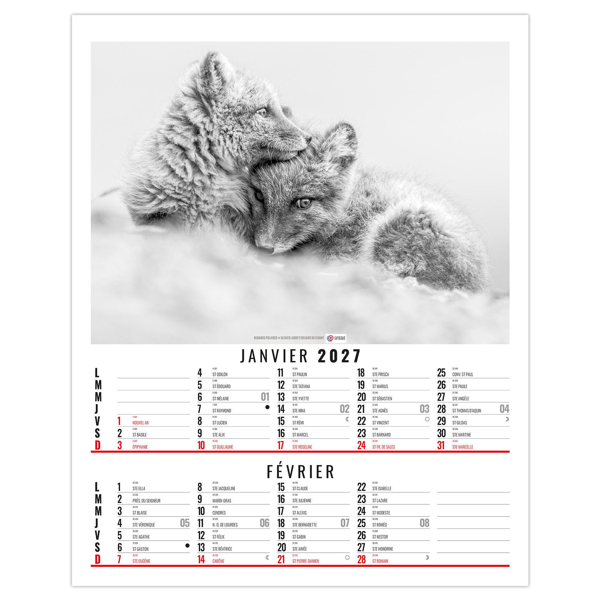 Anna 2027 — calendrier 2027 personnalisé
