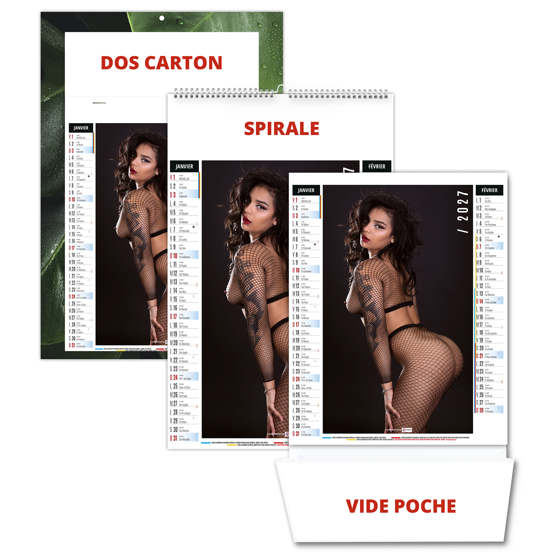 Carmen 2027 — calendrier 2027 personnalisé