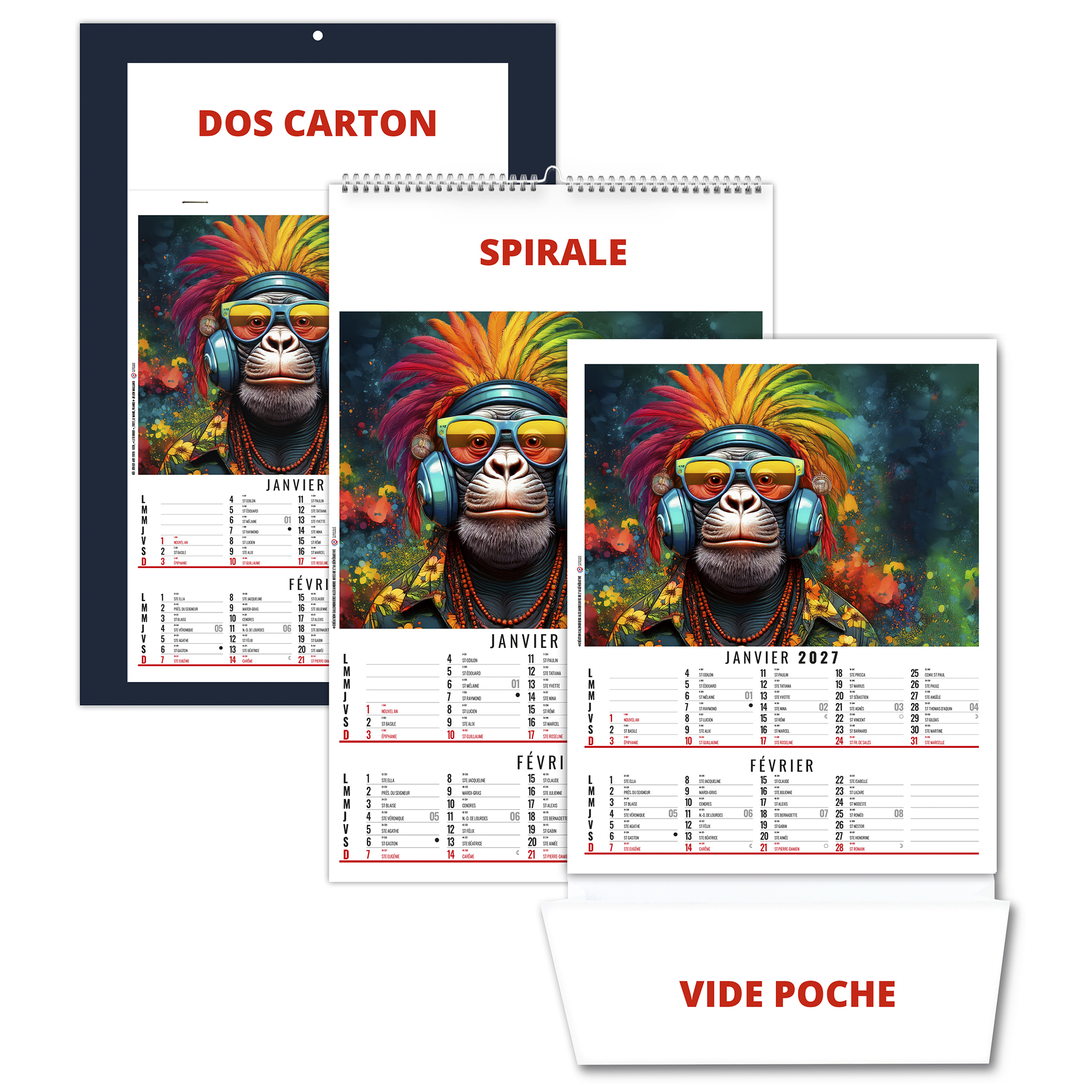 Zoé 2027 — calendrier 2027 personnalisé