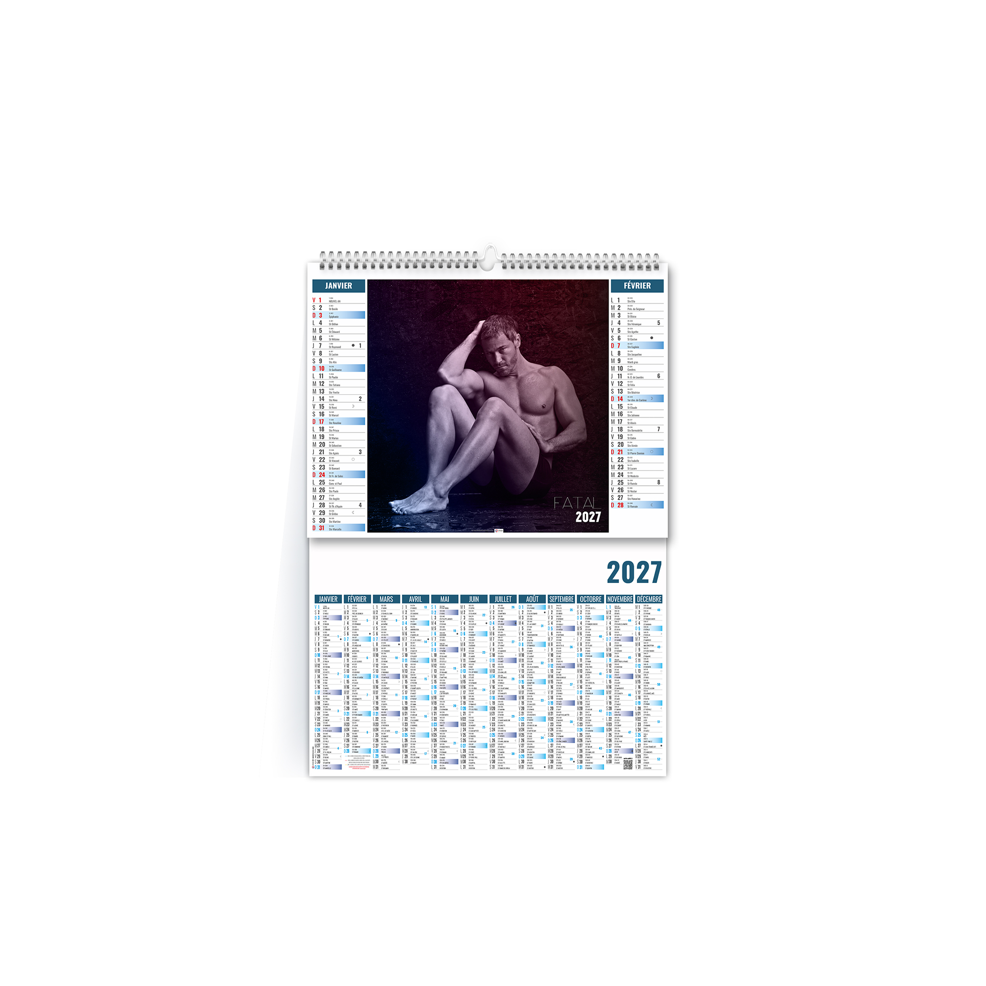 Corps 2027 — calendrier 2027 personnalisé