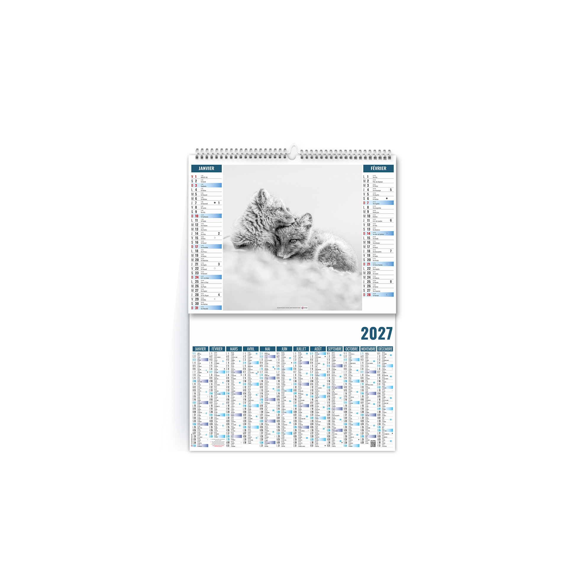 Pôle 2027 — calendrier 2027 personnalisé