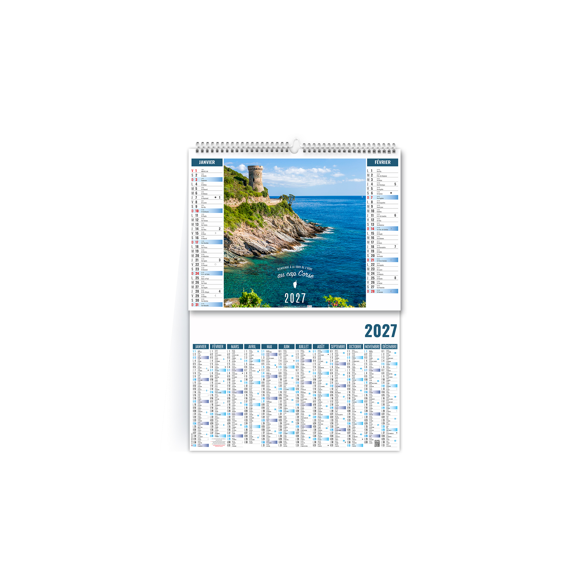 Terra Di Sol 2027 — calendrier 2027 personnalisé