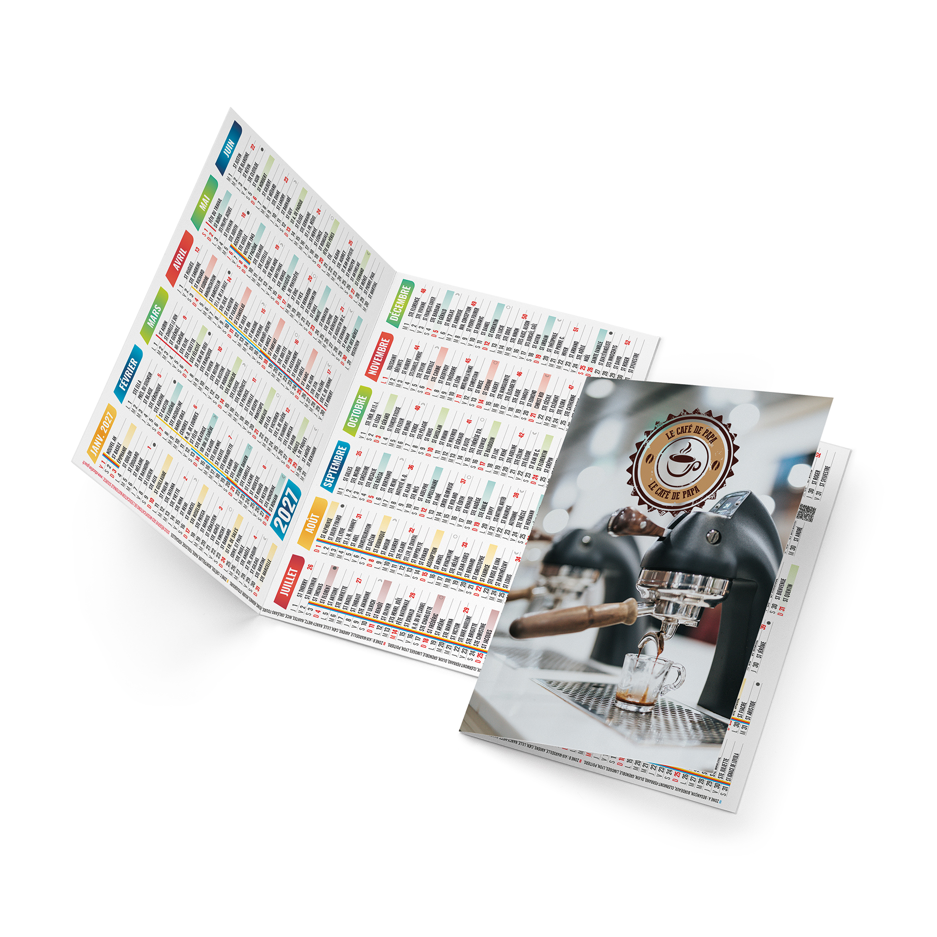 Poche Creation 2027 — calendrier 2027 personnalisé