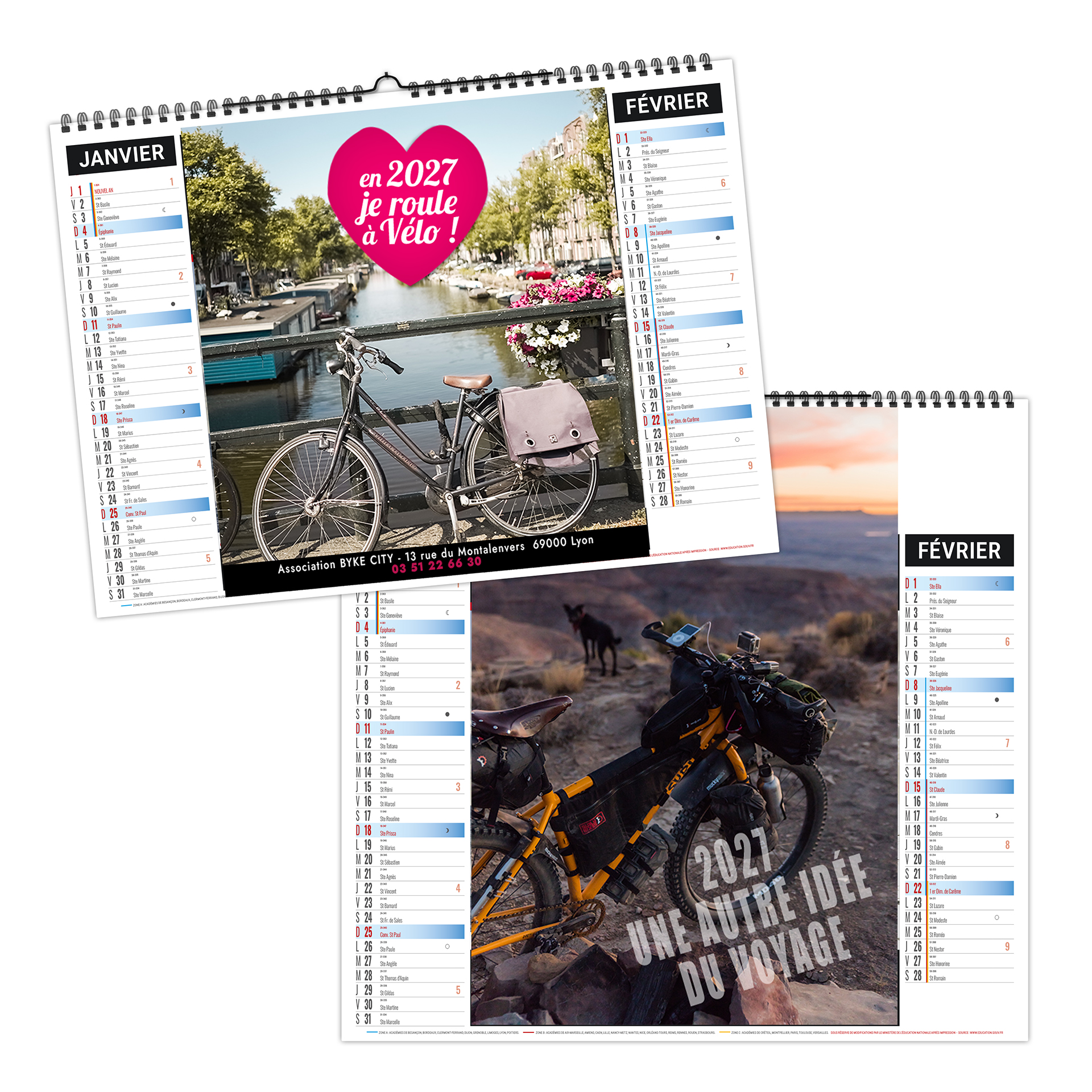 Illustre Eco Creation 2027 — calendrier 2027 personnalisé