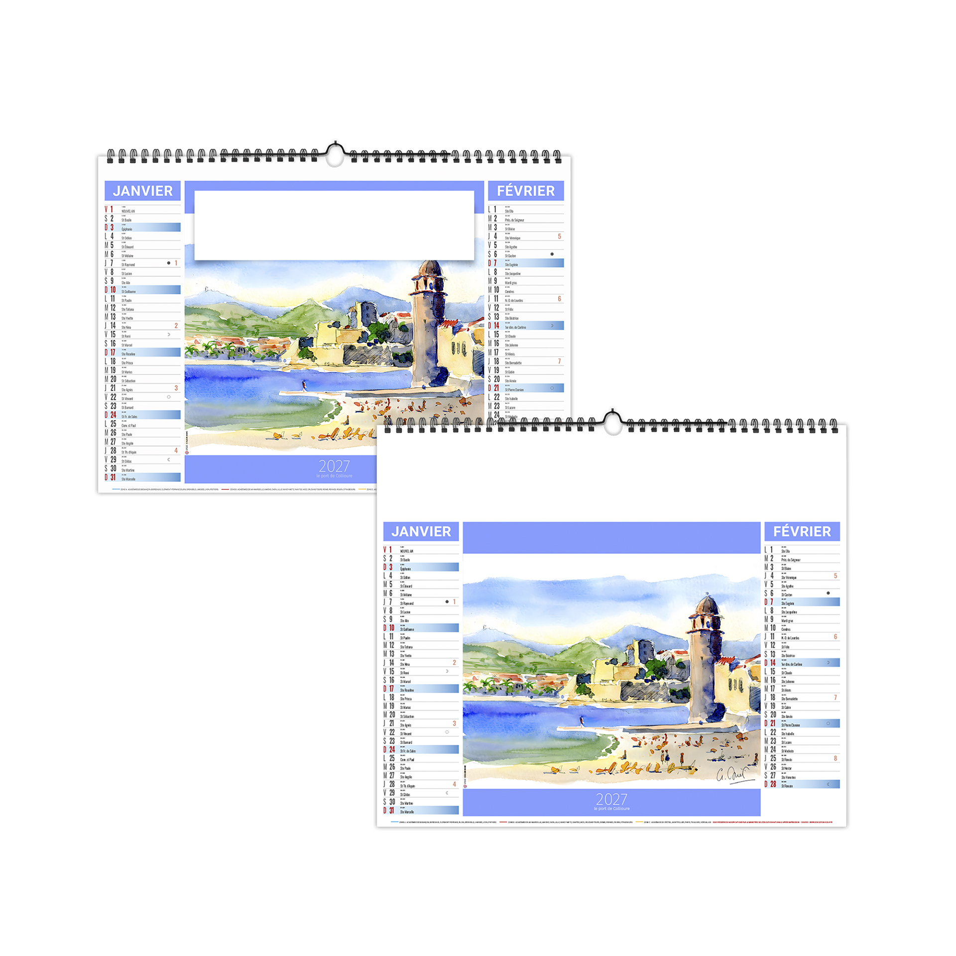 Provence 2027 — calendrier 2027 personnalisé
