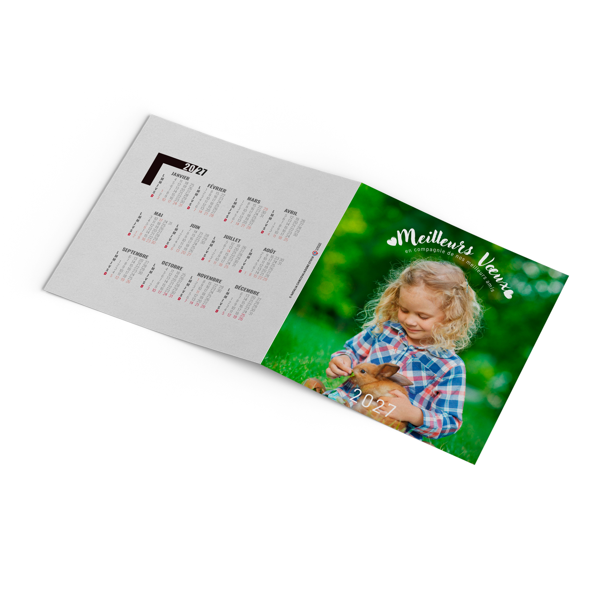 Bambins 2027 — calendrier 2027 personnalisé