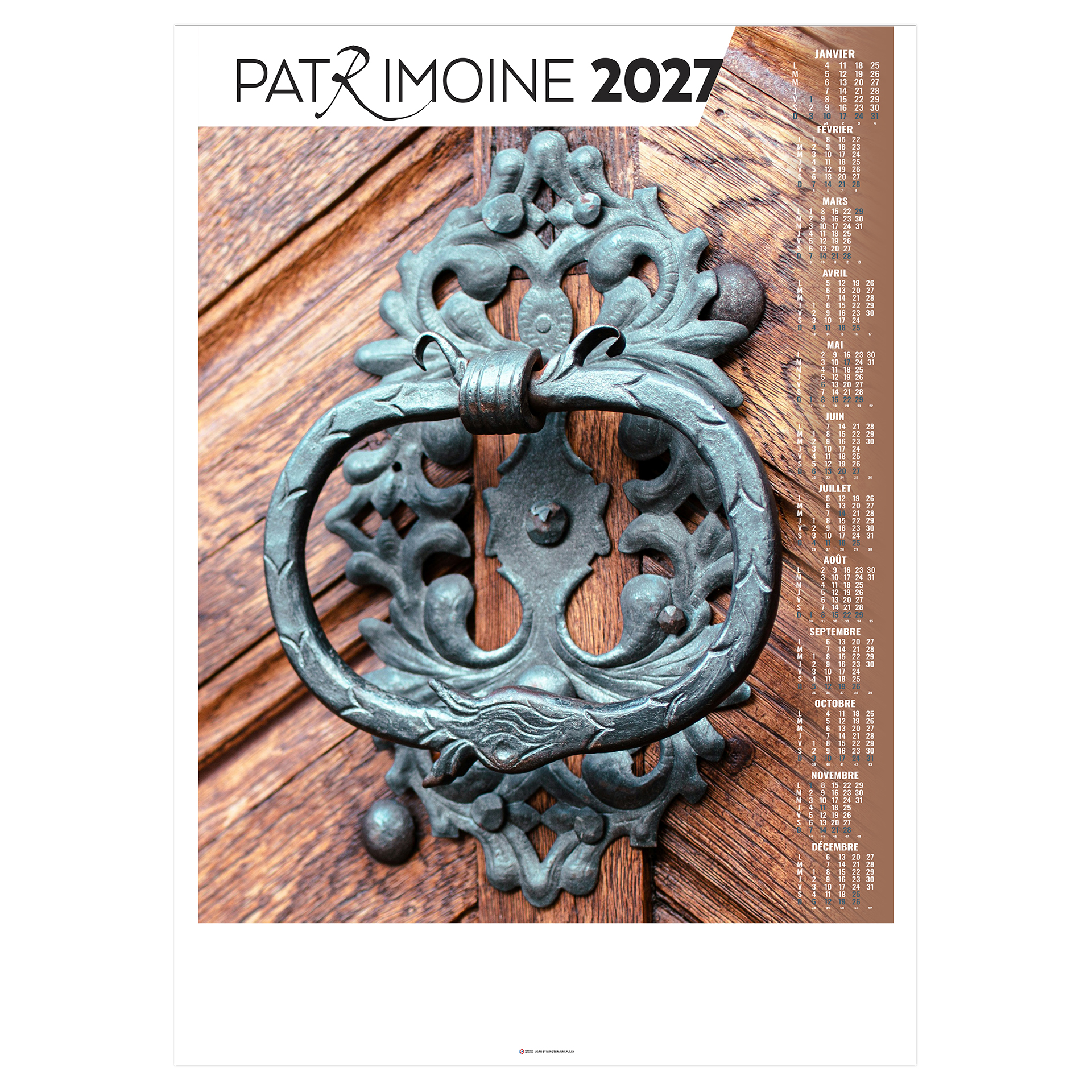 Atouts 2027 — calendrier 2027 personnalisé