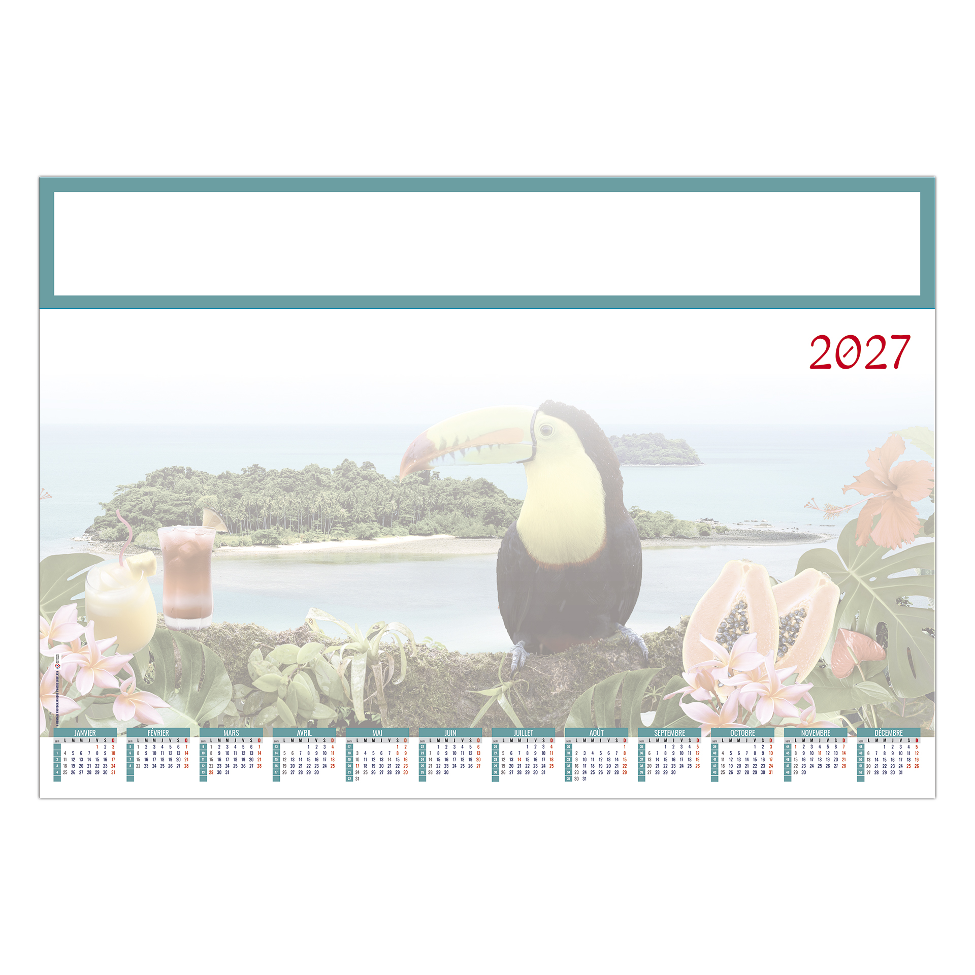 Sm Jeanne 2027 — calendrier 2027 personnalisé