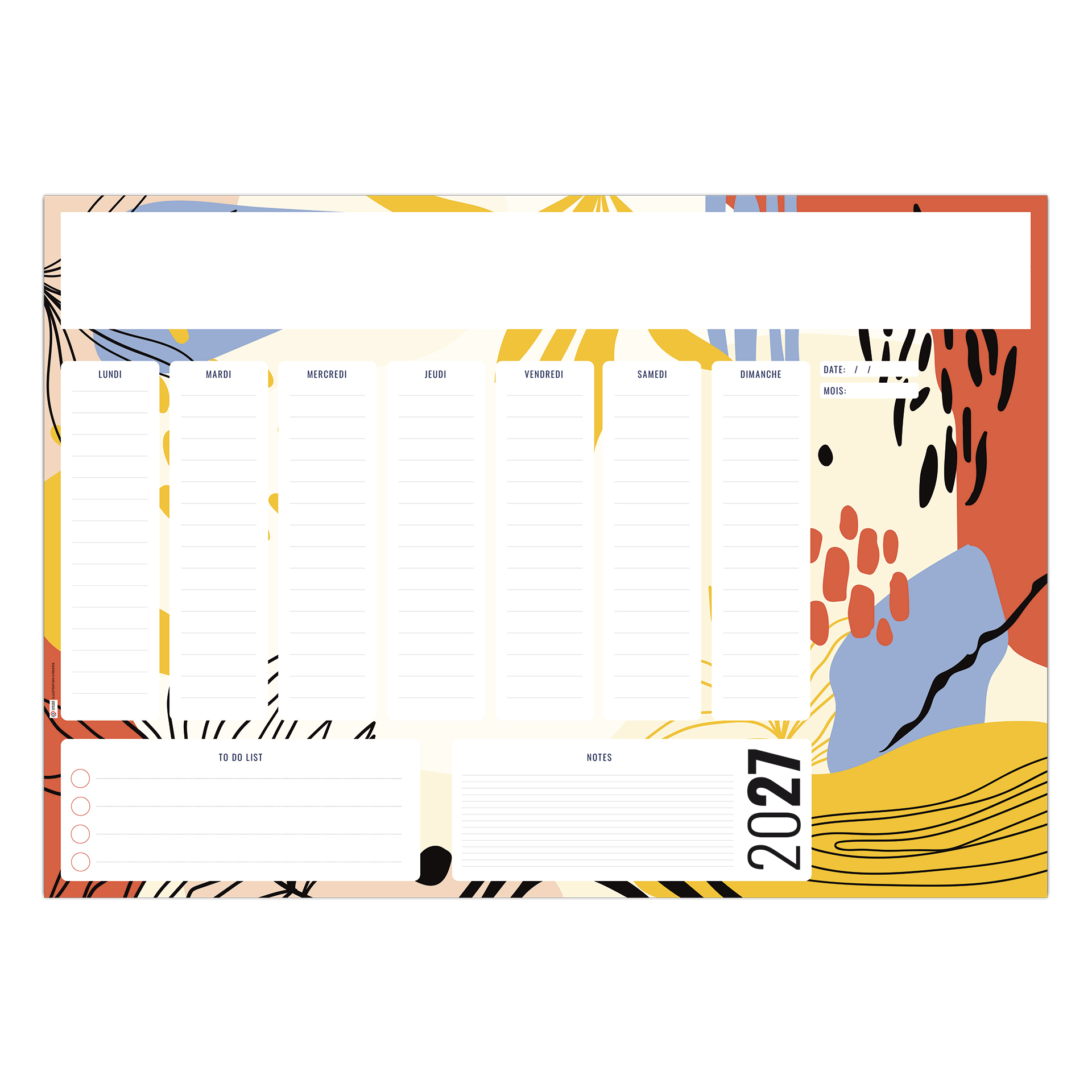 Sm Organiser 2027 — calendrier 2027 personnalisé