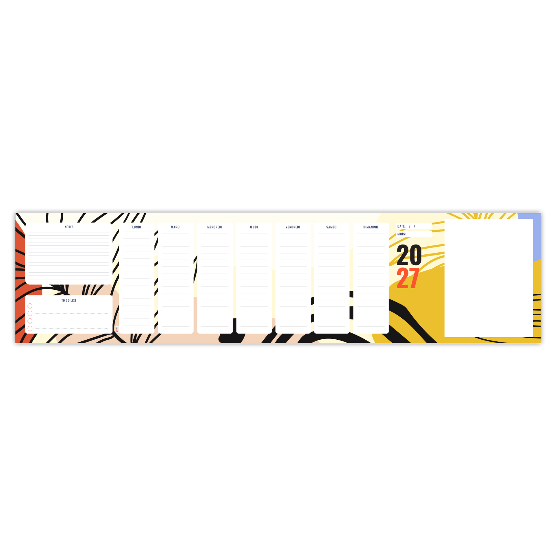 Smc Organiser 2027 — calendrier 2027 personnalisé