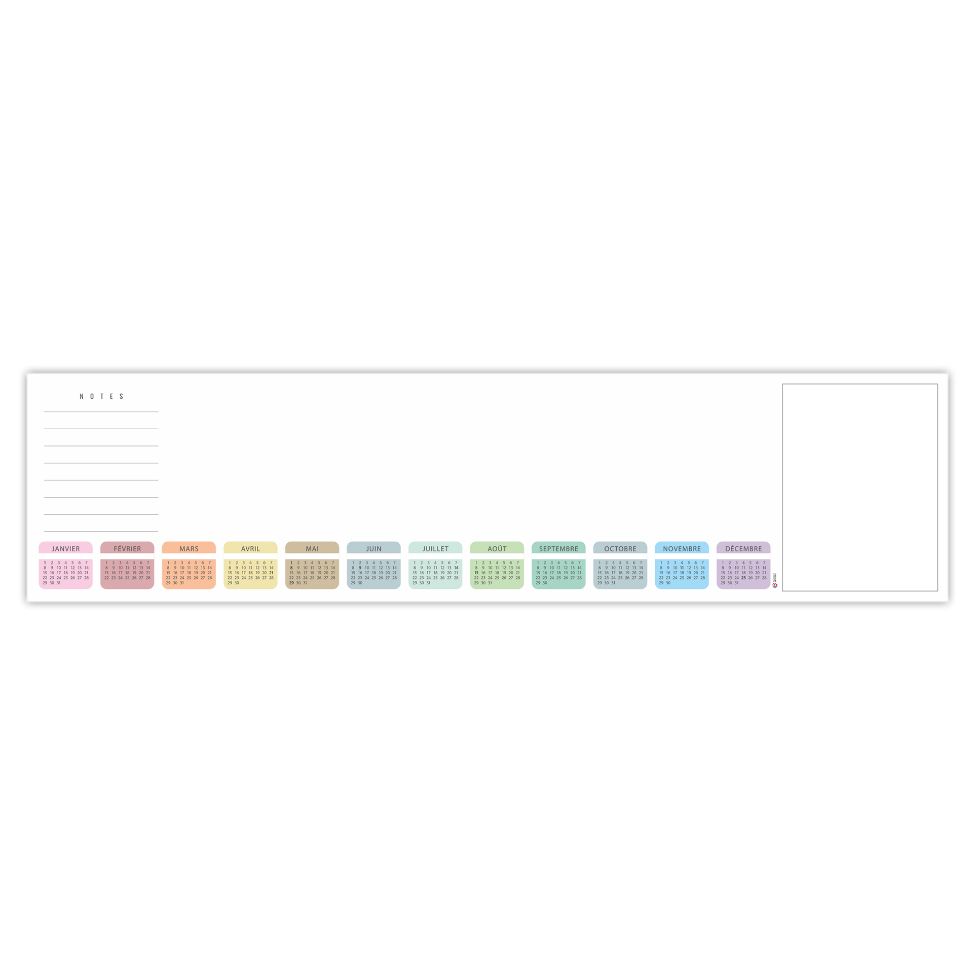 Smc Perpétuel 2027 — calendrier 2027 personnalisé